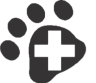 paw cross logo